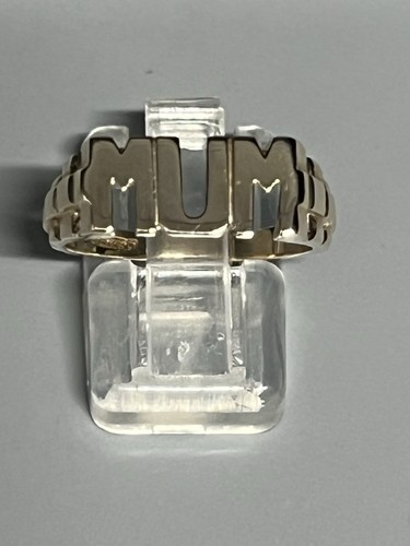 9ct gold mum ring - 9ct,