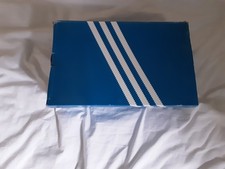 Adidas shoe box. Blue. UK size
