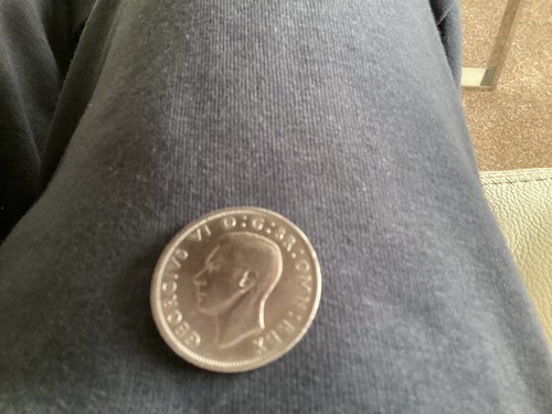 1948 silver half crown george - crown,