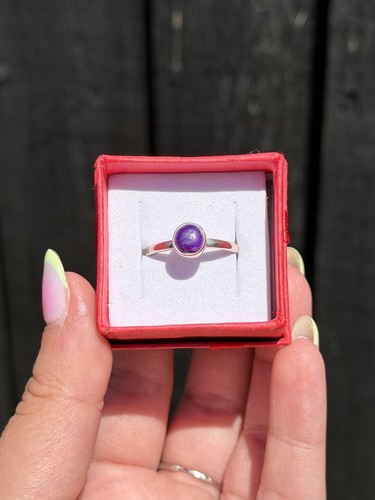 Sugilite size s925 ring - sugilite,