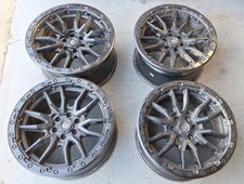 18 ALLOY WHEELS FUEL REBEL 5 D679 MATT BLACK FOR JEEP WRANGLER [JK] 07-18 SET X4