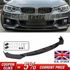 FRONT BUMPER SPLITTER LIP GLOSS BLACK FOR BMW 4 SERIES F32 F33 F36 F83 M SPORT