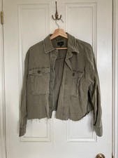 Topshop Petite Khaki Shacket