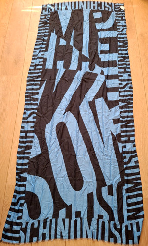 Moschino scarf blue black - scarf,