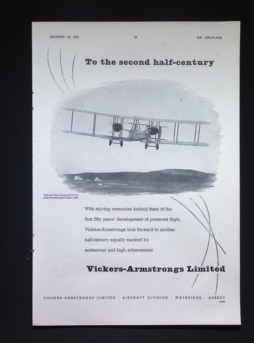 Original 1953 advert - original,
