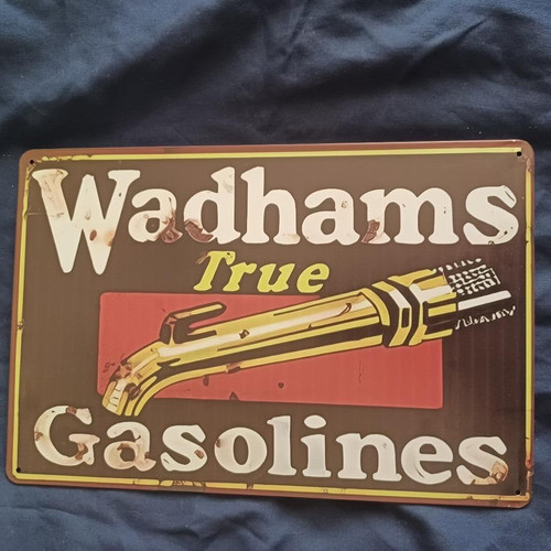 X12 metal sign man - 8"x12",