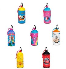 Disney FROZEN MINNIE MICKEY PRINCESS CARS Water Bottle Cover Case Bike Scooter