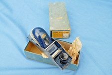 Record No 0110 block plane with tungsten steel iron with box