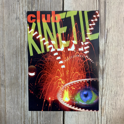 Club kinetic rave flyer - club,