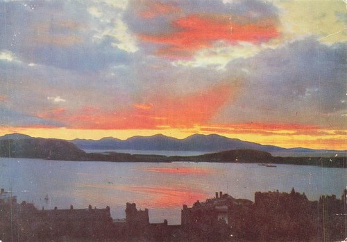 Sunset over mull and kerrera - sunset,