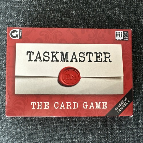 Taskmaster card game - game, family