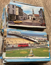 COLLECTION OF 450 X 1960,s  - 70,s VINTAGE COLOUR POSTCARDS U.K VIEWS & SCENES