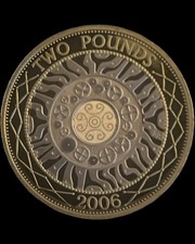 UK 2006 Proof £2, 2 Pound