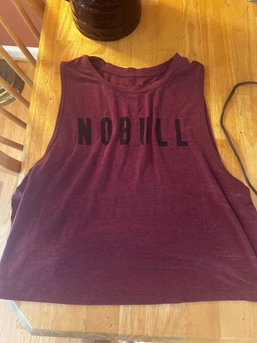 Nobull cropped womens tank - womens, red