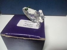 Balmoral Crystal frog figurine