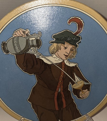 Mettlach wall plaque - mettlach,