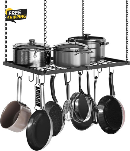 Ceiling hanging pot - hanging, rack