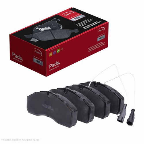 Apec front brake pad set - brake,