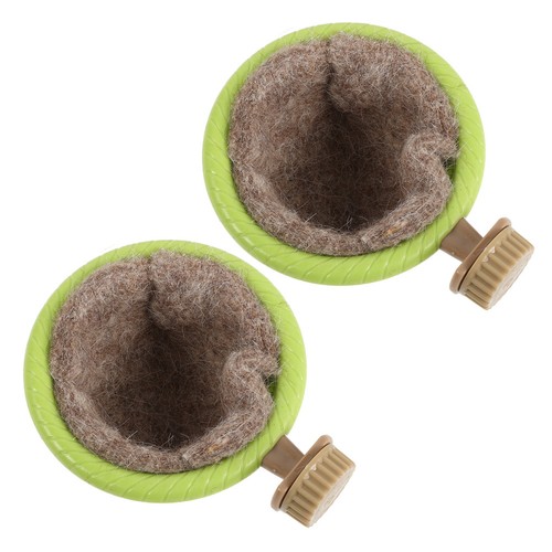 2pcs green plastic breeding - 2pcs,