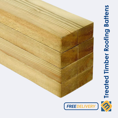 Treated roofing batten - roofing,