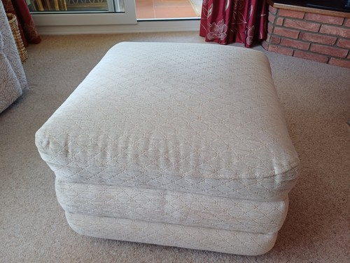 Plan rectangular footstool - g-plan,