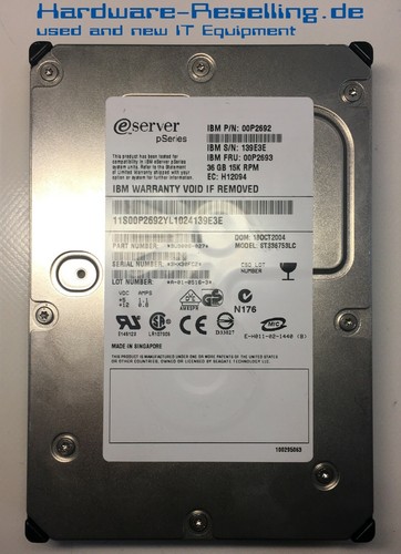 Ibm 36gb 15k scsi - ibm,