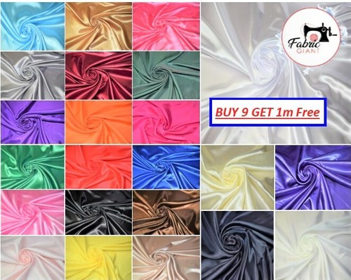 Silky satin fabric dress - silky,