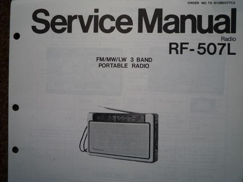 National panasonic 507l - panasonic, rf-507l