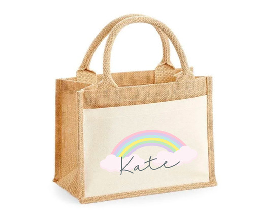 Personalised jute bag - jute,