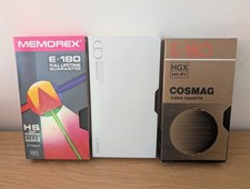 Vhs video tapes e180 - vhs, used