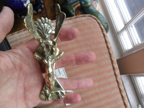 Vintage brass stag deer - vintage,