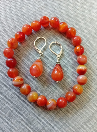 Genuine carnelian agate - genuine,