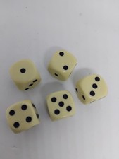 Set of 5 Vintage Bakelite Dice