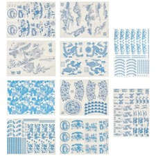 10 Styles Underglaze Transfers