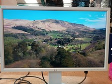 One NEC EA27WMI MultiSync LCD Monitor Screen. 27" DVI-D, HDMI, DisplayPort. QHD