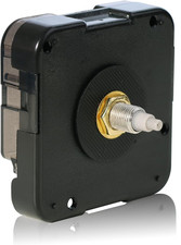 Silent Battery Wall Sweep Clock Movement Mechanism Repair Tool 20mm Black- New