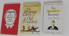 3 x Legal Book Bundle - Great Xmas gift for Lawyer/Barrister