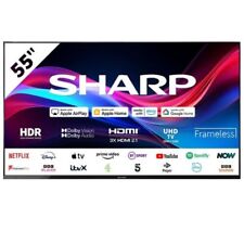 Sharp 4T-C55GJ4125K Dolby Audio UHD 4K  LED 55'' Smart Roku TV [No Stand} B+