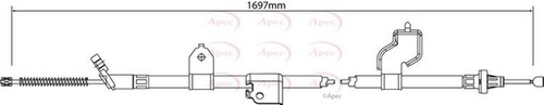Apec parking brake cable - apec,