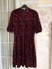 Oasis Velvet Dress Size Small 