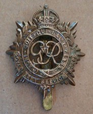 Royal Army Service Corps Cap Badge  • King George VI • British Military.
