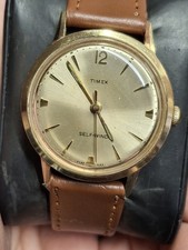 Timex Viscount 1966 Gold Tone