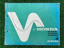 XL250S XL250SZ XL250SA Parts