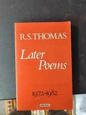 R.S. Thomas Later Poems (1972-1982)