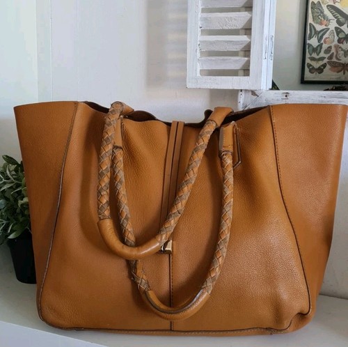 Real leather tote hobo slouchy - leather,