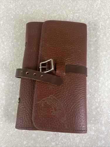 Vintage fly fishing wallet - fly,