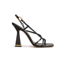 Ted Baker Women's Black Cayena Strappy Heeled Sandal Size: 7.5 US