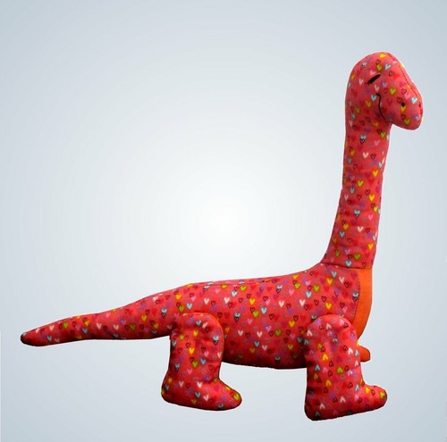 Dippy soft toy dinosaur - , sewing