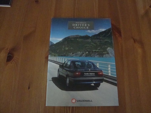 Vauxhall 1991 range sales - range,