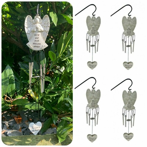 Angel memorial wind chime - angel, +